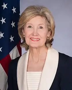 Kay Baileyová Hutchisonová (10. srpna 2017)