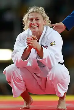 Kayla Harrisonová (11. srpna 2016)