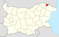 Obština na mapě Bulharska