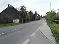 Pohled při příjezdu od Kolína