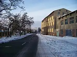 dochovaná budova cukrovaru po přestavbě