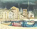Oldřich Kerhart Kotviště lodí (1935)