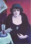 Oldřich Kerhart V kavárně (1922)