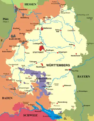 Württembersko v letech 1810–1945