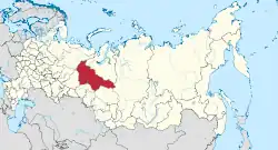 Surgut na mapě