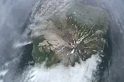 Zimní snímek ze stanice ISS (2002)