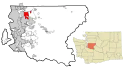 Redmond na mapě