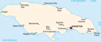 Kingston na mapě