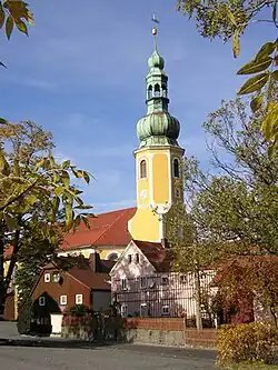 Kostel v obci Hochkirch