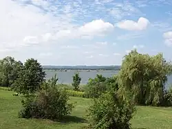 Kis-Balaton, pohled z ostrova Kányavári sziget západním směrem