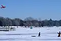 Jezero Harriet v zimě