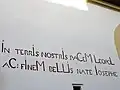 Chronogram na jižním průčelí lodi kostelíka: In terris nostris pacem Leopolde parabis / ac finem bellis nate Iosephe dabis [pozn. 1]