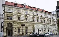 Budova kláštera uršulinek na Národní třídě v Praze
