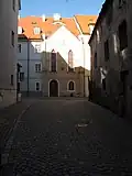 Fotografie Klášterní ulice a Neumannovy v Prachaticích