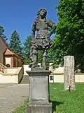 Zahrada zámku v Klášterci nad Ohří (kolem 1686)