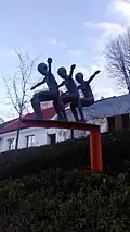 Socha Poletíme v Podprůhonu