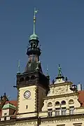 Detaily střechy radnice