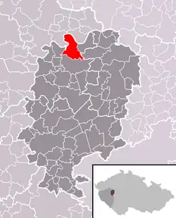Kladruby na mapě