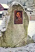 Pamětní deska knížete Schönburga-Waldenburga