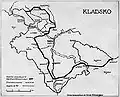 Nejužší varianta čs. územních požadavků v roce 1919, spojená s odstoupením části území Německu