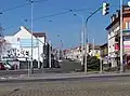 Konec Střelničné u Klapkovy