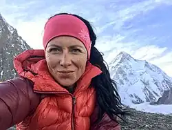 Klára Kolouchová na K2 v roce 2019