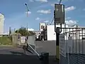 Vjezd do areálu fabriky v Klatovech