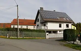 Střed vesnice