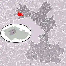 Klecany na mapě