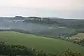 Pohled na pevnost Königstein a Pfaffenstein