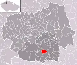 Kleneč na mapě