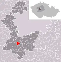 Klínec na mapě