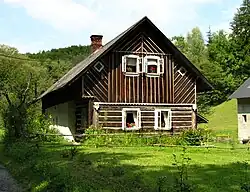 Podloučky, severní část obce Klokočí
