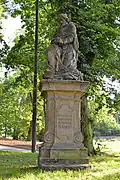 Kněževes, socha sv. Jana Nepomuckého 02.JPG