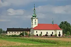 Pohled na kostel