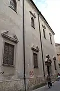 Boční průčelí z Uršulínské ulice