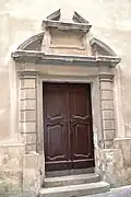 Bočná vchod z Uršulínské ulice