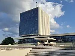 Pohled na budovu, 2025