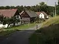 Střed vsi v okolí statku čp. 5