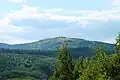 Kojšovská hoľa z vyhlídky Loreley
