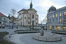 Kolej piaristická s kostelem sv. Anny (Benešov), Masarykovo nám. 1.JPG