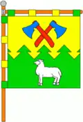 Koločava – vlajka