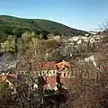 Pohled komínským svrateckým údolím na severozápad