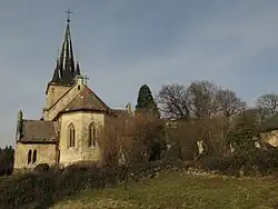 Farní kostel Povýšení sv. Kříže v Konárovicích.