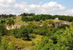 Pohled na Zlatý kůň z jihu
