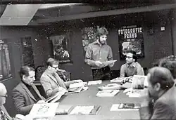 Konference fotografických kritiků RECENZIA 83, referát čte Antonín Braný z FAMU