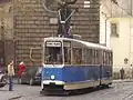 Historická tramvaj 102N v Krakově