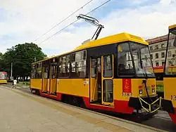 Vůz Konstal 105Nb/e ve Varšavě
