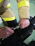 Kontrola bezpečnosti spojení (plicní automatiky) - detail