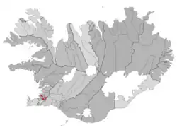Kópavogur na mapě